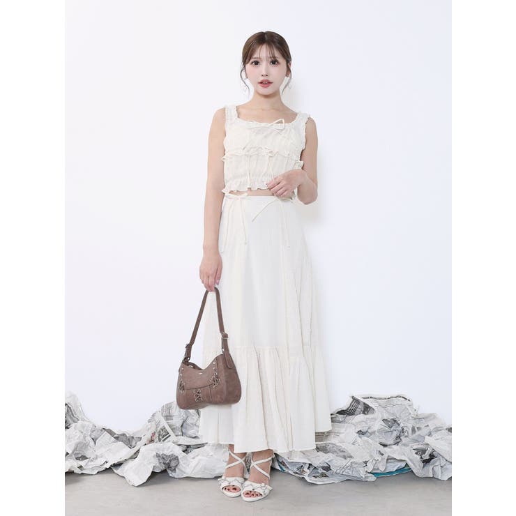 【SETUP】ギャザーロングスカート | EATME | 詳細画像12 