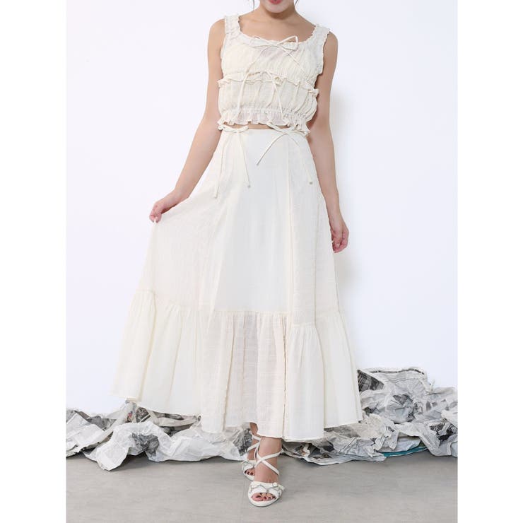 【SETUP】ギャザーロングスカート | EATME | 詳細画像14 