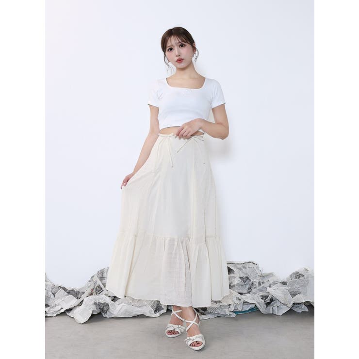 【SETUP】ギャザーロングスカート | EATME | 詳細画像15 