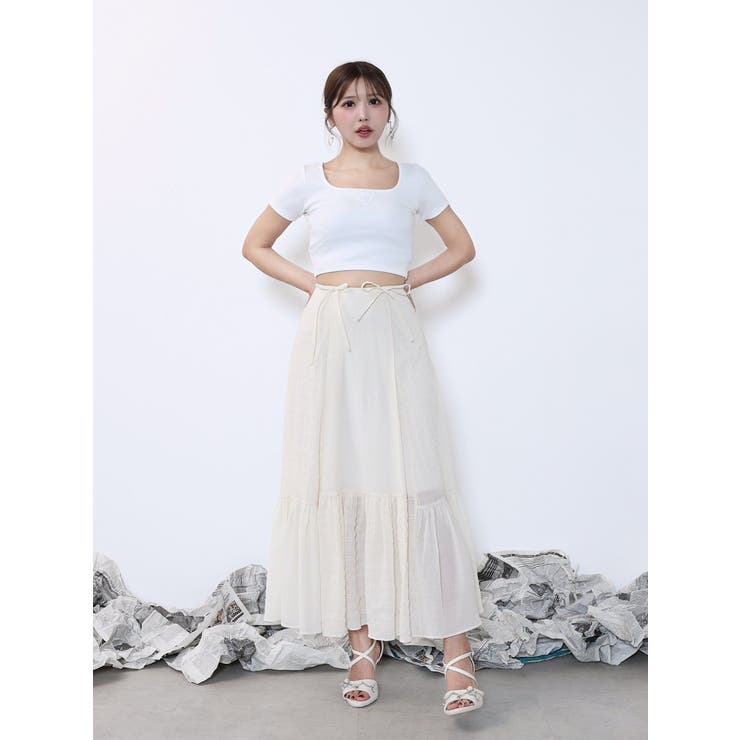 【SETUP】ギャザーロングスカート | EATME | 詳細画像16 