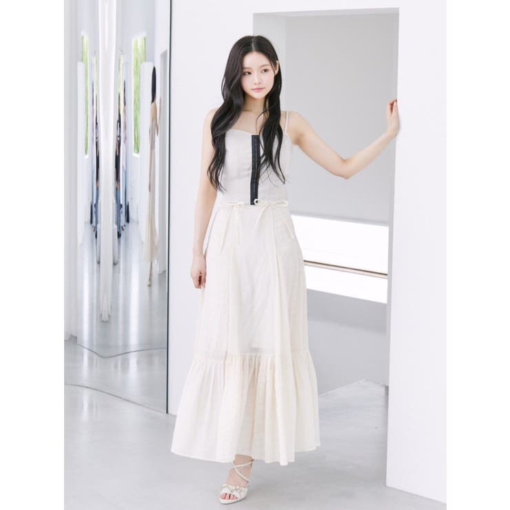 【SETUP】ギャザーロングスカート | EATME | 詳細画像8 