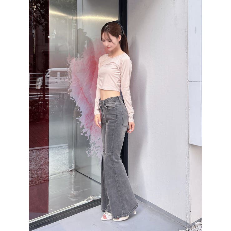 タックフレアデニムパンツ | EATME | 詳細画像16 