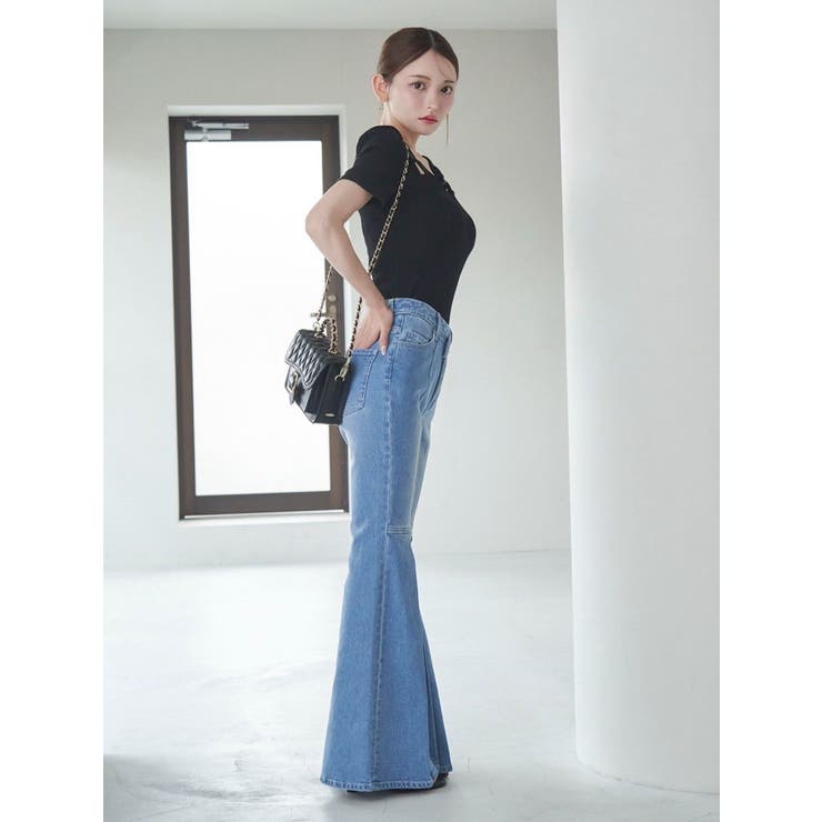 タックフレアデニムパンツ | EATME | 詳細画像20 