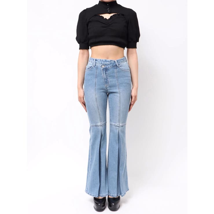 タックフレアデニムパンツ | EATME | 詳細画像43 