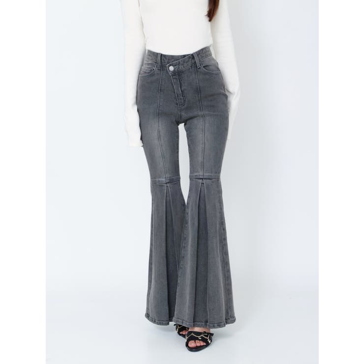 タックフレアデニムパンツ | EATME | 詳細画像5 