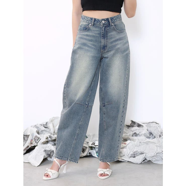 カーブシルエットデニムパンツ | EATME | 詳細画像14 