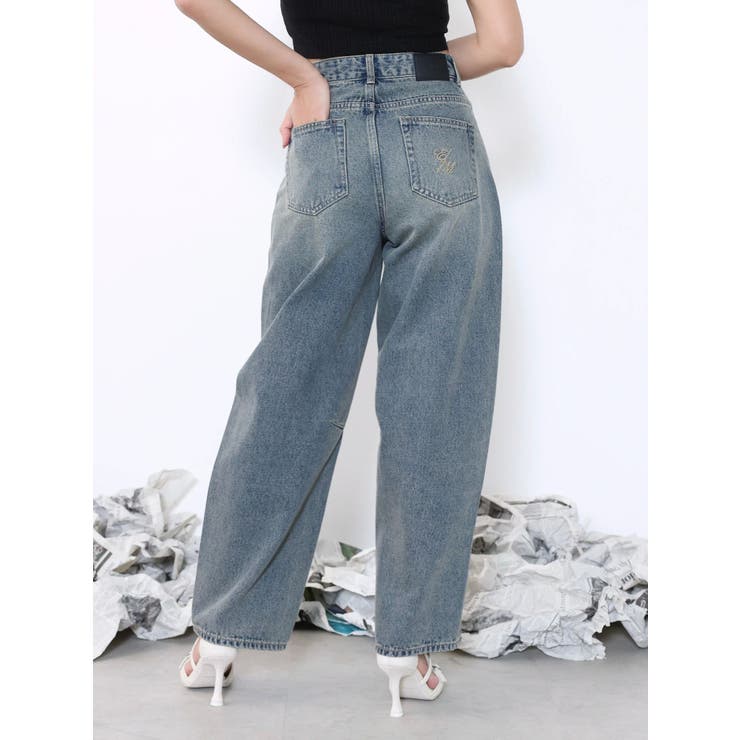 カーブシルエットデニムパンツ | EATME | 詳細画像16 