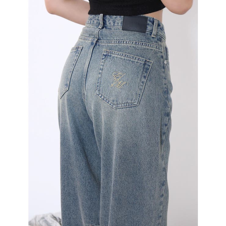 カーブシルエットデニムパンツ | EATME | 詳細画像17 