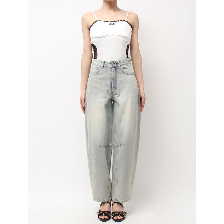 カーブシルエットデニムパンツ | EATME | 詳細画像29 