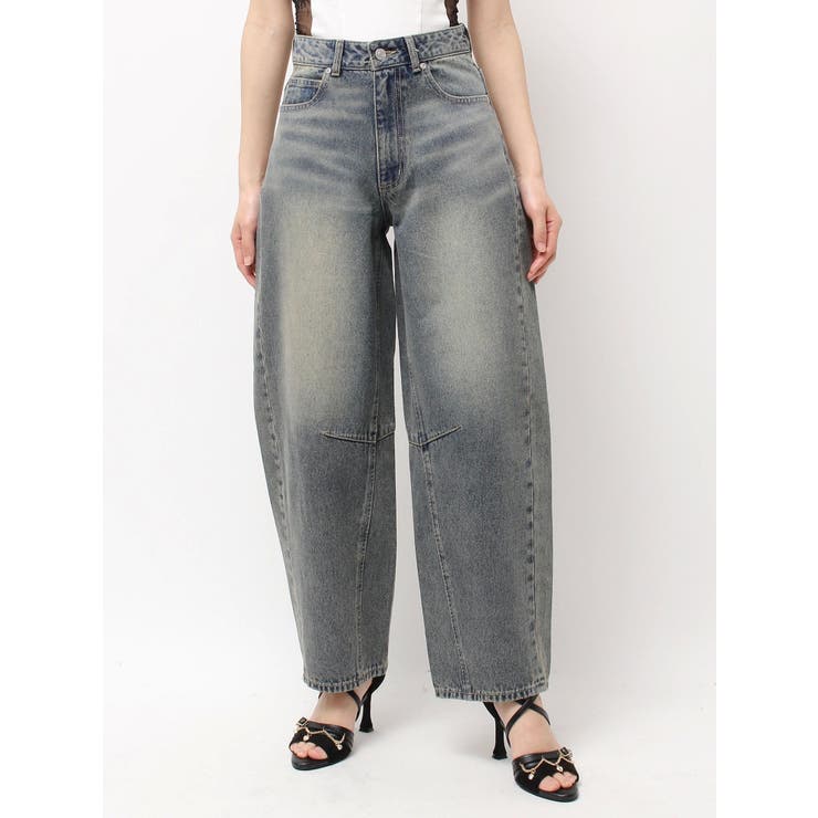 カーブシルエットデニムパンツ | EATME | 詳細画像32 