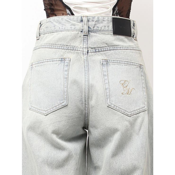 カーブシルエットデニムパンツ | EATME | 詳細画像40 