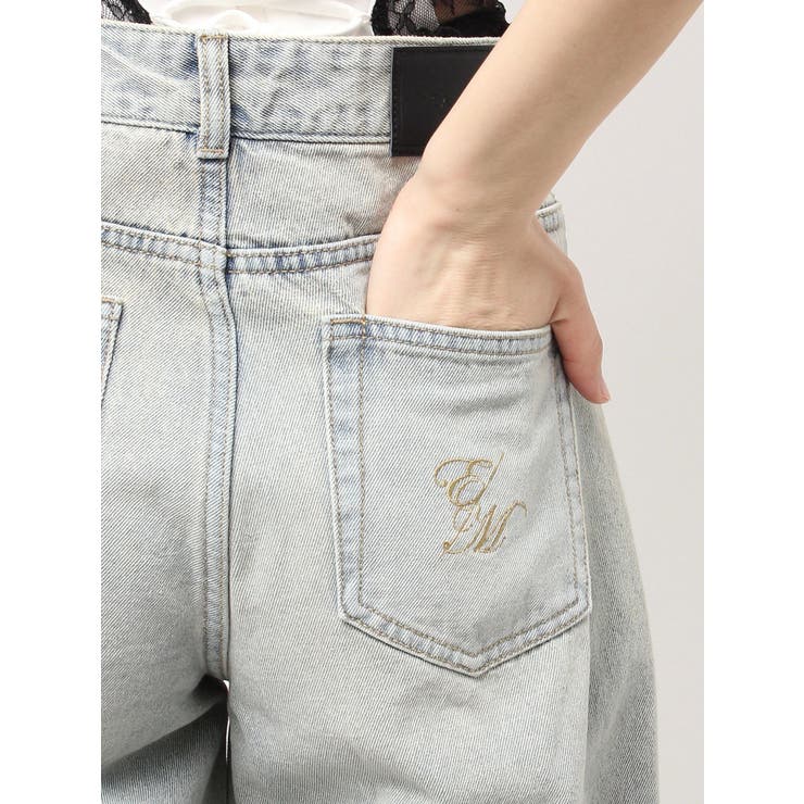 カーブシルエットデニムパンツ | EATME | 詳細画像41 