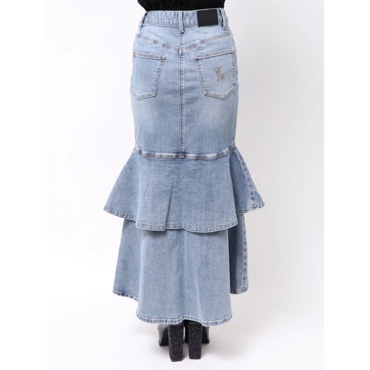 フレアマーメイドデニムスカート | EATME | 詳細画像11 