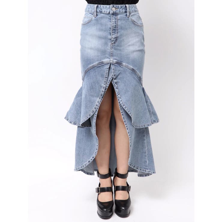 フレアマーメイドデニムスカート | EATME | 詳細画像27 