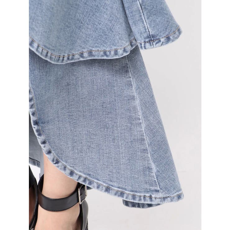 フレアマーメイドデニムスカート | EATME | 詳細画像33 