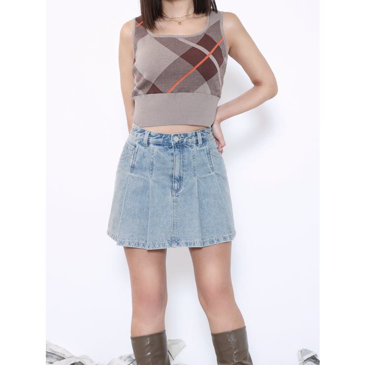 チェックニットTOP | EATME | 詳細画像10 