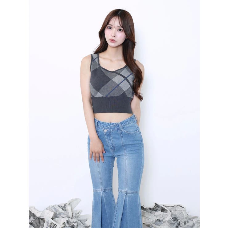 チェックニットTOP | EATME | 詳細画像27 