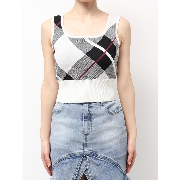 チェックニットTOP | EATME | 詳細画像32 