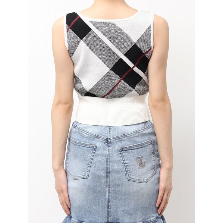 チェックニットTOP | EATME | 詳細画像34 