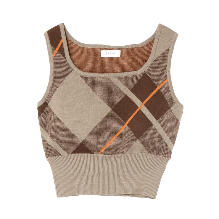 チェックニットTOP | EATME | 詳細画像45 