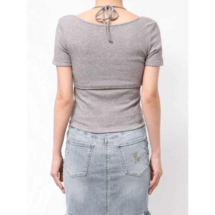 ホルターネックレイヤードリブTOP | EATME | 詳細画像22 