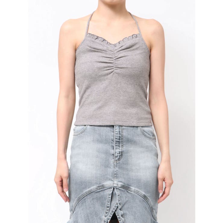 ホルターネックレイヤードリブTOP | EATME | 詳細画像27 