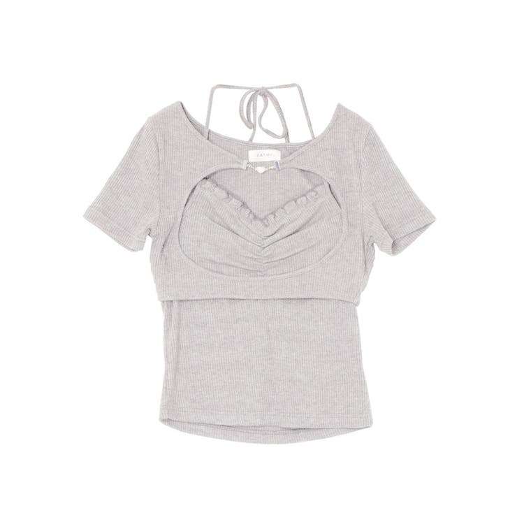 ホルターネックレイヤードリブTOP | EATME | 詳細画像35 