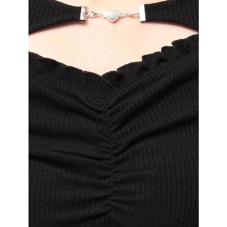 ホルターネックレイヤードリブTOP | EATME | 詳細画像36 