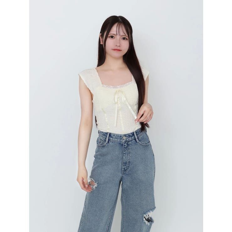 バレエリボンノースリーブ | EATME | 詳細画像35 