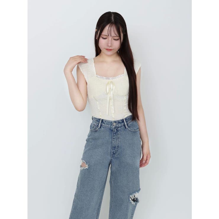 バレエリボンノースリーブ | EATME | 詳細画像36 