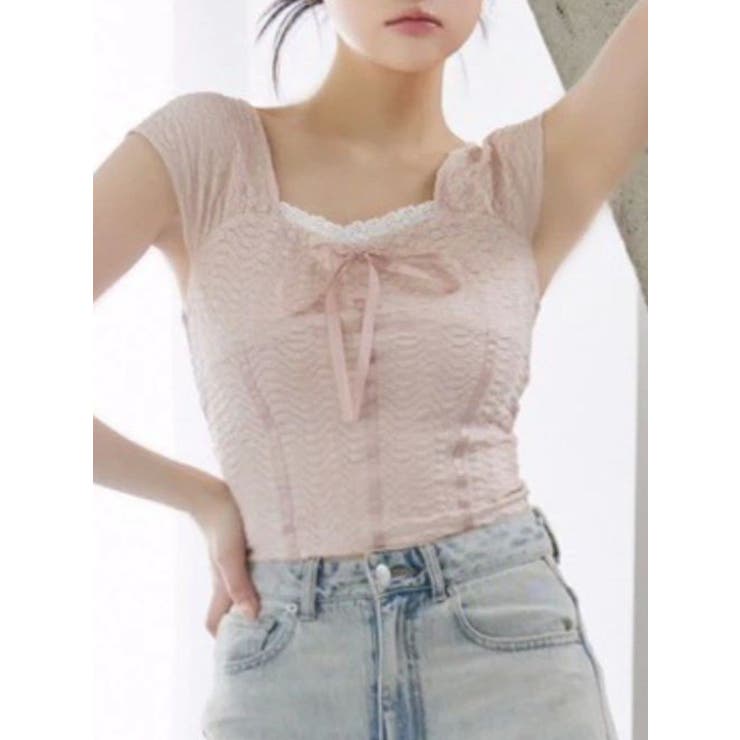 ピンク | バレエリボンノースリーブ | EATME