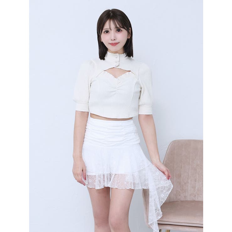 ビジューボタンデコルテリブTOP | EATME | 詳細画像13 