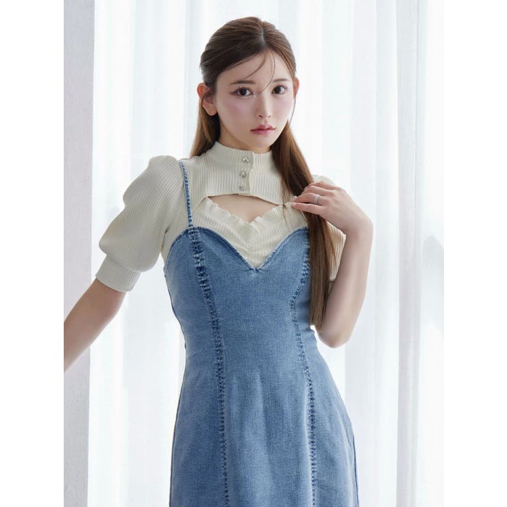 ビジューボタンデコルテリブTOP | EATME | 詳細画像39 