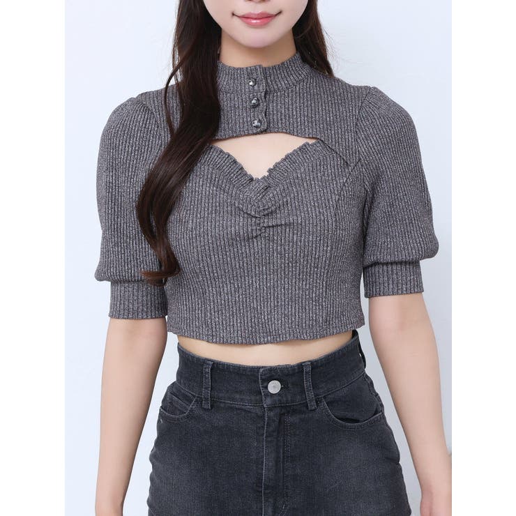 ビジューボタンデコルテリブTOP | EATME | 詳細画像8 