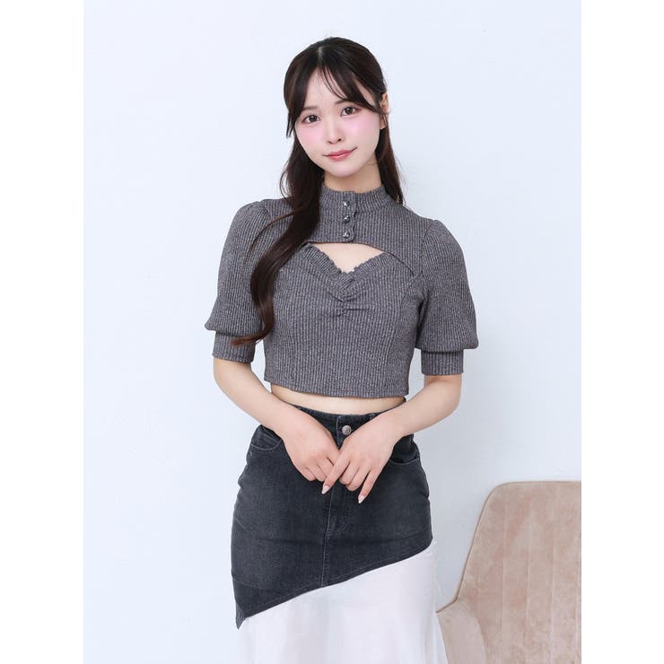 ビジューボタンデコルテリブTOP | EATME | 詳細画像9 