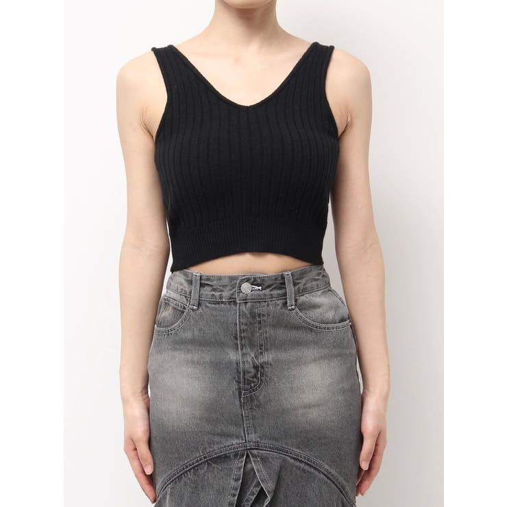 カップ付きリブニットトップス | EATME | 詳細画像29 
