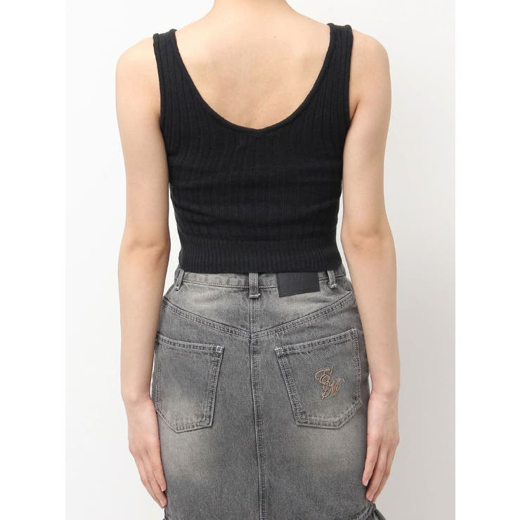 カップ付きリブニットトップス | EATME | 詳細画像31 