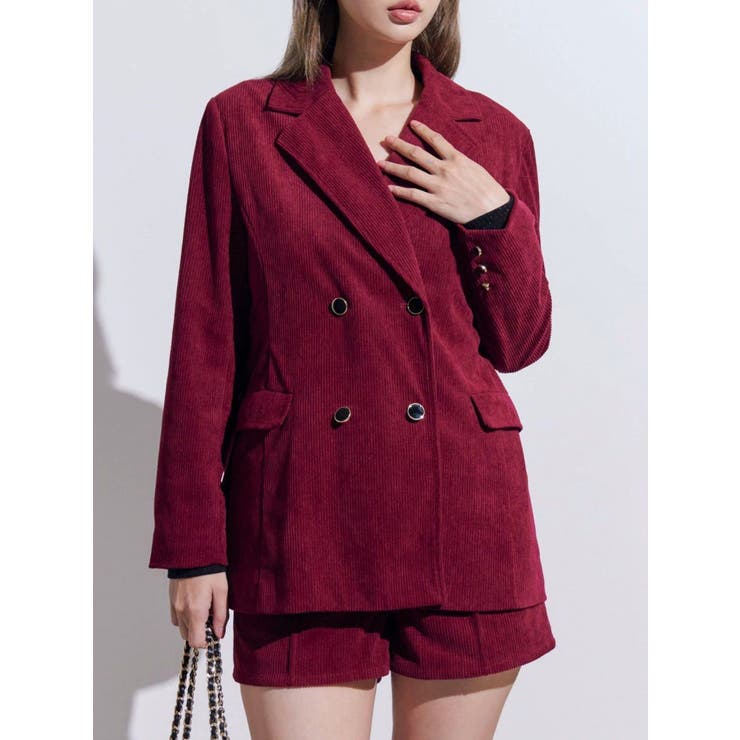 ワイン | コーデュロイルーズジャケット | EATME