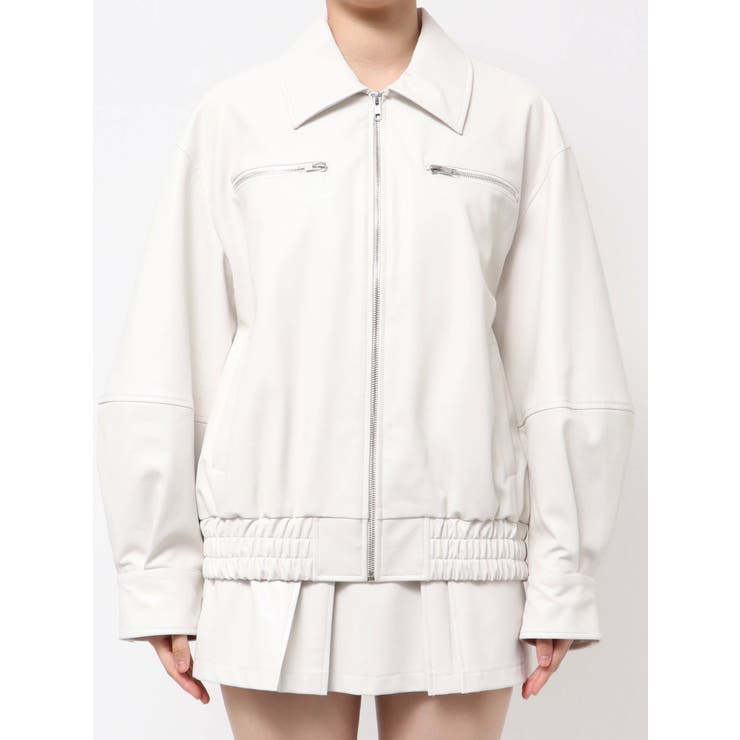 【SETUP】ヴィンテージライクフェイクレザーブルゾン | EATME | 詳細画像43 