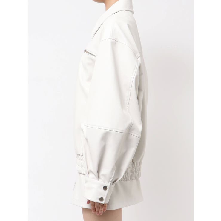 【SETUP】ヴィンテージライクフェイクレザーブルゾン | EATME | 詳細画像44 