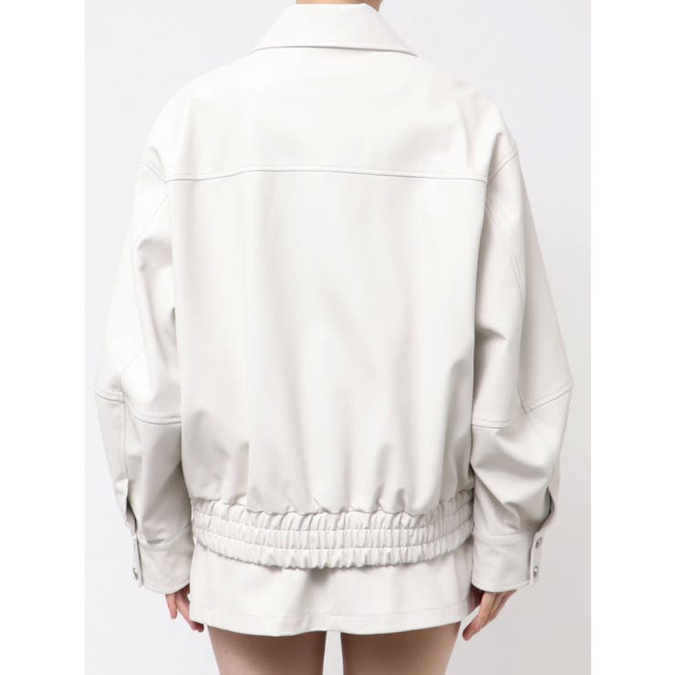 【SETUP】ヴィンテージライクフェイクレザーブルゾン | EATME | 詳細画像45 