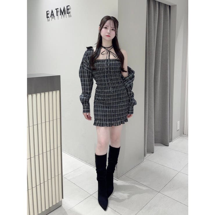 ブラウスシャーリングワンピセット | EATME | 詳細画像28 