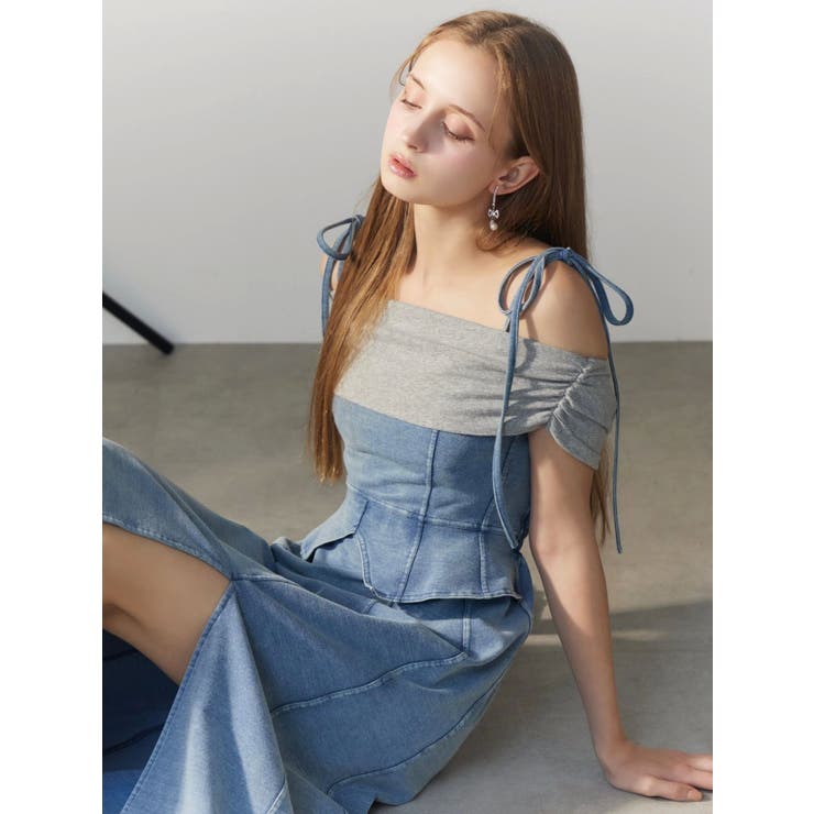 ディープスリットオフショルワンピース | EATME | 詳細画像12 