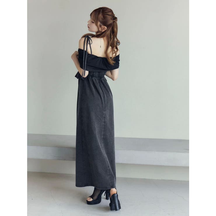 ディープスリットオフショルワンピース | EATME | 詳細画像25 