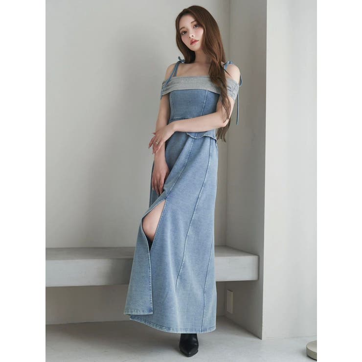 ディープスリットオフショルワンピース | EATME | 詳細画像28 