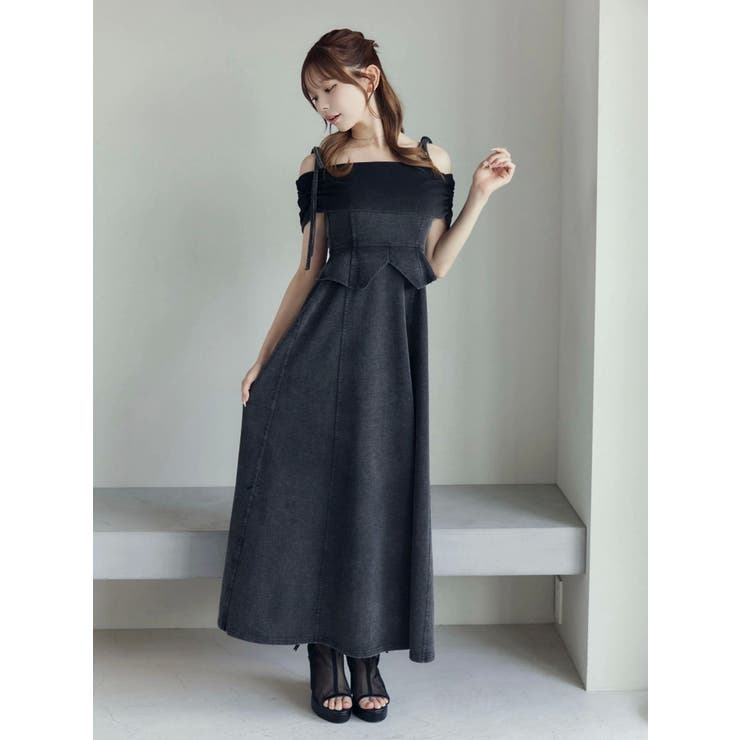 ディープスリットオフショルワンピース | EATME | 詳細画像3 