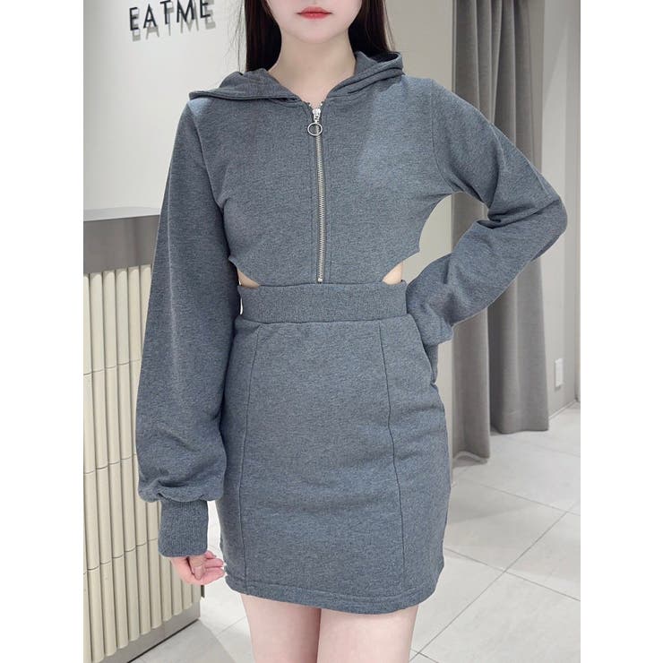 カットアウトフーディーワンピース | EATME | 詳細画像12 