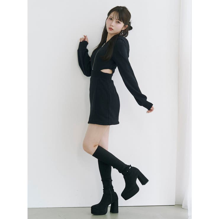 カットアウトフーディーワンピース | EATME | 詳細画像15 