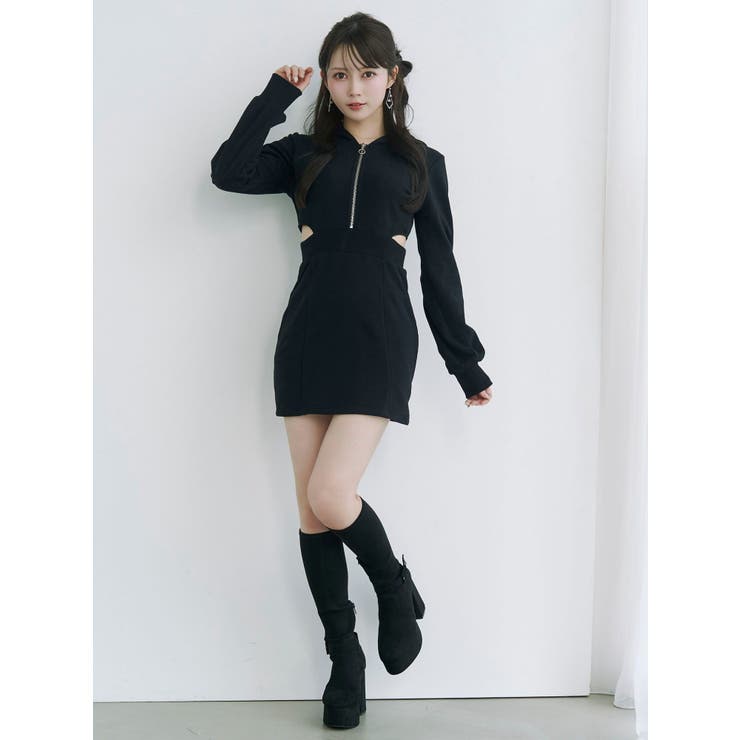 カットアウトフーディーワンピース | EATME | 詳細画像16 