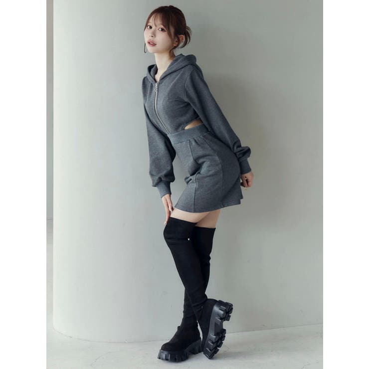 カットアウトフーディーワンピース | EATME | 詳細画像22 